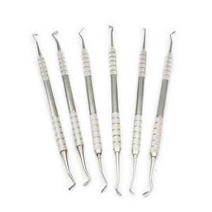 Venta al por mayor Dental Composite relleno Talladores Restauración Instrumentos de doble extremo Dental Composite relleno Talladores conjunto - Product Image 1