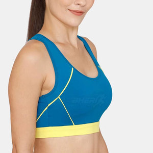 À la mode Top Vente Femmes Sport Soutien-Gorge-Soutien Léger À Séchage Rapide Respirant Spandex/Coton Fitness Workout Wear Personnalisable - Product Image 5
