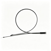 Câble de déverrouillage du capot, câble de commande du capot 51237184432 compatible avec les modèles d'origine Série 5 E60 E61 525i 528i 530i 535i