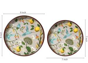 Customized Size Wood Food Serving <b>Tray</b> for Birthday Baptism Home Decor Luxury Classic Eco-friendly - Product Image 3