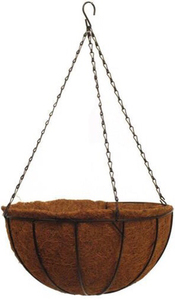 Panier suspendu en fibre de coco de style vintage fait à la main de haute qualité doublure en coco taille personnalisée phytosanitaire certifié vietnamien direct - Product Image 2