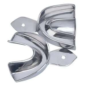 อุปกรณ์ทางทันตกรรมเครื่องมือทันตกรรมทำจากสเตนเลสสตีลแบบมีรูพรุนขนาดใหญ่ด้านบนล่าง - Product Image 2