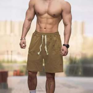 Men's Trendy Solid Pattern Casual Summer Shorts Quick Dry Breathable High Waist Five-Minute Pants Mid Waist Woven Plain Dyed - Product Image 3