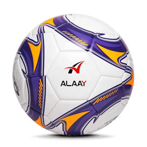 Alaay Custom Logo Print Soccer Ball Thermal Bonded Machine Stitched <b>Football</b> Laminated for <b>Football</b> Match - Product Image 1