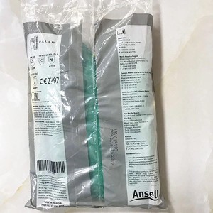 Ansell AlphaTec 87-900 Guantes de látex bicolor antiquímicos con forro flocado Protección confiable - Product Image 5