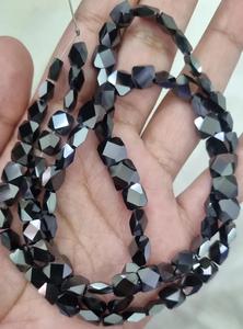 Hermosas Cuentas de Moissanita Negra, Cuentas de Diamante de Fantasía, Otras Cuentas de Moissanita Hechas a Mano - Product Image 3