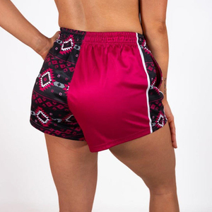 Shorts de football personnalisés respirants et à séchage rapide, avec logo sur mesure, cordon de serrage, couleur unie, sublimation – Vente en gros - Product Image 4