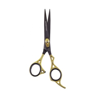 Handmade Professional Stainless Steel Barber Scissors with Ceramic Handle Lightweight <b>Razor</b> Edge Sharp Styling Scissors - Product Image 2