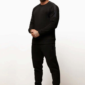 2025 New Winter Cotton Sweatpants and Hoodie Jogger Custom Plain Women Sweatsuit <b>Crewneck</b> Tracksuit Sweatshirt Set - Product Image 1