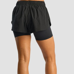 Meilleur prix de gros Logo personnalisé plaine femmes Shorts de gymnastique entraînement gym taille adulte respirant femmes Shorts - Product Image 2