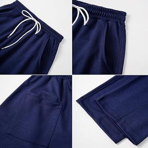 Low MOQ Customized Men Fleece High Waist <b>Baggy</b> Wide Leg Loose Fit Sweatpants Trouser Outdoor Casual Flared Oversize Stack Pant - Product Image 4