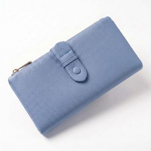 Vintage Ladies <b>Long</b> <b>Wallet</b> with Detachable Zipper and Button Closure - Product Image 4
