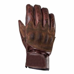 Guantes de carreras de cuero de vaca desgastados para deportes Moto Ski Cafe Racers Road Racing Wear Protection Street Bikers Biking - Product Image 3