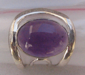 Anillo de Amatista Natural para Mujer Shah Gems en Plata de Ley 925 con Engaste de Bisel Moderno, Ideal para Regalos - Product Image 1