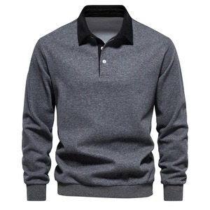 Tissu jersey en mélange coton-polyester pour chemises homme, motif uni, séchage rapide, manches courtes, durable, tailles personnalisées, OEM - Product Image 2