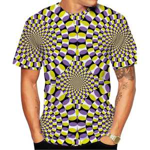 T-shirt Homme Personnalisé à Manches Courtes avec Logo Imprimé sur le Devant, Respirant, Impression 3D, Décontracté, Léger, Tendance Été - Product Image 5