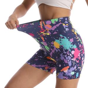 Shorts Deportivos de Cintura Alta para Mujer, Transpirables, Lavados, Estilo Hip Hop, para Ejercicio, Yoga y Ciclismo - Product Image 4