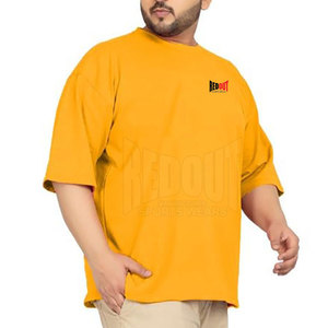 T-shirts pour hommes respirants à épaules tombantes fabriqués en usine, meilleurs vêtements d'été pour hommes, t-shirts à épaules tombantes - Product Image 4