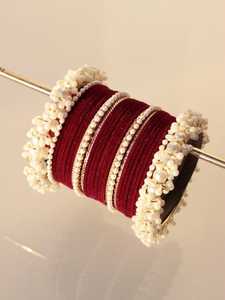 Nouveau style meilleur vendeur vêtements de mariée bracelets ensembles pour femmes vente en gros pas cher prix velours bracelets couleur différente pour les fêtes de mariage - Product Image 2