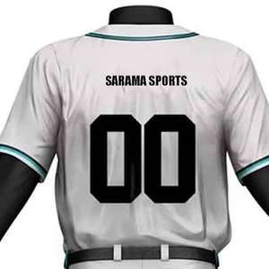 Uniformes de Béisbol Deportivos Personalizados de la Mejor Calidad con Logotipo para Hombre y Uniformes de Béisbol con Logotipo Personalizado Estampado - Product Image 5