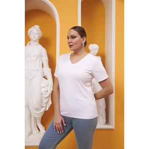 V-Neck Plus Size <b>White</b> <b>T</b>-<b>Shirt</b> - Product Image 4