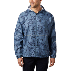 Veste d'extérieur de randonnée personnalisée OEM, manteau hydrofuge coupe-vent coupe-vent, veste coupe-vent pour hommes et femmes - Product Image 1