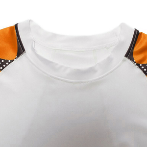 Haute qualité personnalisé imprimé manches hommes éruptions cutanées Logo personnalisé broderie o-cou sport Compression chemises mâle - Product Image 6