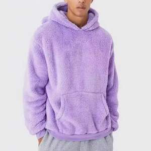 Sudadera con Capucha Personalizada con Orejas de Oso, Unisex, de Sherpa y Felpa, 100% Algodón, Transpirable y Gruesa - Product Image 1