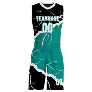 Uniforme de Baloncesto de Tela de Poliéster de Alta Calidad con Nuevo Diseño, Personalizado con Nombre, Número y Logotipo - Product Image 2