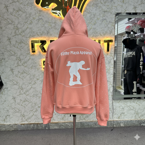 Calidad Superior Precio barato Edición hecha a mano Cremallera Sudadera con capucha Puff Impreso hecho en fábrica precio barato sudaderas con capucha para hombres - Product Image 5