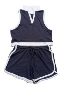 Girls <b>Dress</b> Short Sleeve set 100% Cotton Crew-neck Summer Casual <b>Dresses</b> - Product Image 2