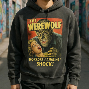 Sudadera con capucha de otoño ecológica con estampado gráfico pesado de gran tamaño Vintage para hombre, ropa de calle personalizada, Jersey OEM Retro Hip Hop - Product Image 3