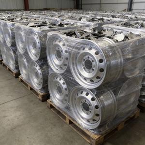 Déchets de jantes en alliage d'aluminium 99% propres, jantes entières pour le recyclage, exportation - Product Image 6