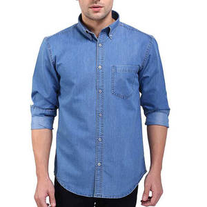 Chemises en jean en coton à manches longues de la meilleure qualité / Chemises en jean pour hommes de qualité bon marché et très confortables - Product Image 1