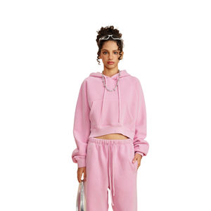 Sweat-shirts respirants pour femmes, 100 % coton, respirants, manches longues, imprimés personnalisés, vêtements décontractés, anti-boulochage, tricotés, hiver - Product Image 1