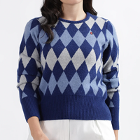 Nouveauté Automne Hiver 2026 – Cardigans décontractés en laine/acrylique/spandex pour femme, col rond, couleur unie, anti-boulochage, respirants