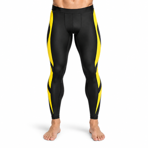 <b>Men</b> Workout <b>Leggings</b> Offer Flexible Stretch Soft Fabric And Secure Comfort For Exercise Fitness And Athletic Training Sessions - Product Image 1