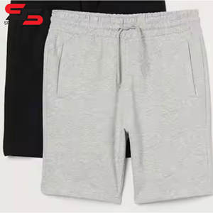 Regular Fit Elastic Waistband Drawstrings <b>Zip</b> <b>Pockets</b> <b>Mens</b> Sports Wear Cotton <b>Shorts</b> for Workout Casual <b>Short</b> Street Wear - Product Image 6