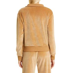 Ensembles de sweats à capuche personnalisés en strass Ensemble de 2 pièces en velours de coton Jogger Survêtements en velours pour femme Survêtement avec capuche pour femmes 2026 - Product Image 3