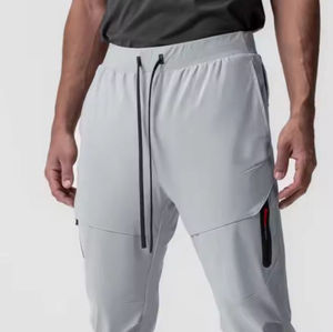 Pantalones Deportivos de Lona 100% Algodón de Alta Calidad para Hombre, Logotipo Personalizado con Serigrafía, Color Personalizado, 6 Bolsillos, Estilo Holgado Informal - Product Image 5