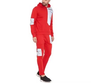 Venta al por mayor de los hombres de entrenamiento chándal cómodo de tela pulóver con capucha Running Set Transpirable Tech Fleece Chándal para los hombres - Product Image 3