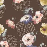 Tela Crepé de Poliéster Koshibo de China, Material Suave, Diseños Personalizados para la Temporada de Verano, Impresión Digital para Vestidos de Novia