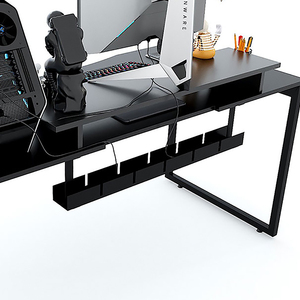 Minimalist & Durable 160x60cm L-Shaped Plywood <b>Desk</b> with Melamine Coating & Steel Legs (Xconcept HBXC048) - Product Image 5