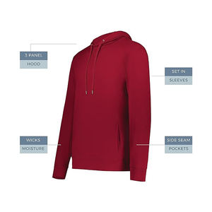 Nouveaux sweats à capuche d'hiver pour hommes à la mode imprimé personnalisé Polyester/coton Style décontracté taille personnalisée séchage rapide - Product Image 4