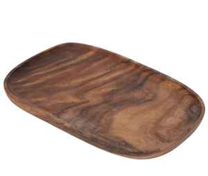 2026 <b>Wooden</b> <b>Round</b> <b>Wooden</b> Serving Platter Multi Color Server Ware Platters Table Decor <b>Wooden</b> Platter at Best Price in India - Product Image 5