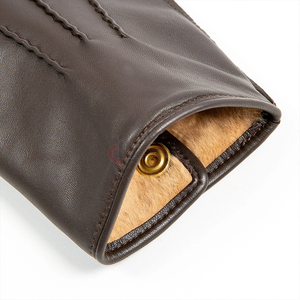 Gants en cuir pour hommes pour l'hiver, mode décontractée, usage quotidien et sport, fabricant - Product Image 2