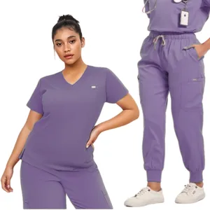 Robe d'hôpital uniforme d'infirmière de gommage pour le confort et le professionnalisme - Product Image 3