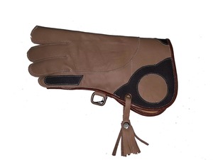 Gants de fauconnerie en cuir 100% complet aigle de forêt chasse oiseaux faucon piège à animaux en cuir personnalisé aigle chasse oiseaux gants de fauconnerie - Product Image 4