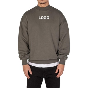 Sweat-shirt à capuche surdimensionné à fermeture éclair en coton 100% personnalisé OEM pour l'hiver pour hommes - Product Image 4