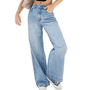 Venta al por mayor de pantalones vaqueros holgados de gran tamaño para los hombres Streetwear Retro Denim Loose Fit Casual Jeans Pantalones logotipo bordado personalizado - Product Image 5